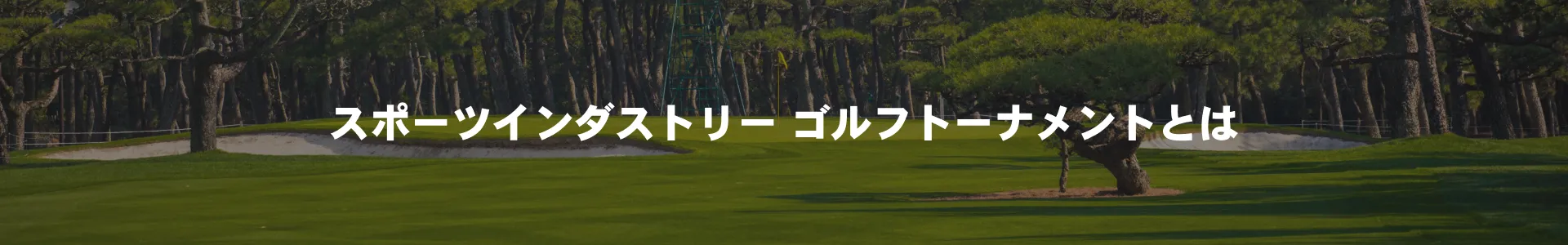 スポーツインダストリー ゴルフトーナメントとは